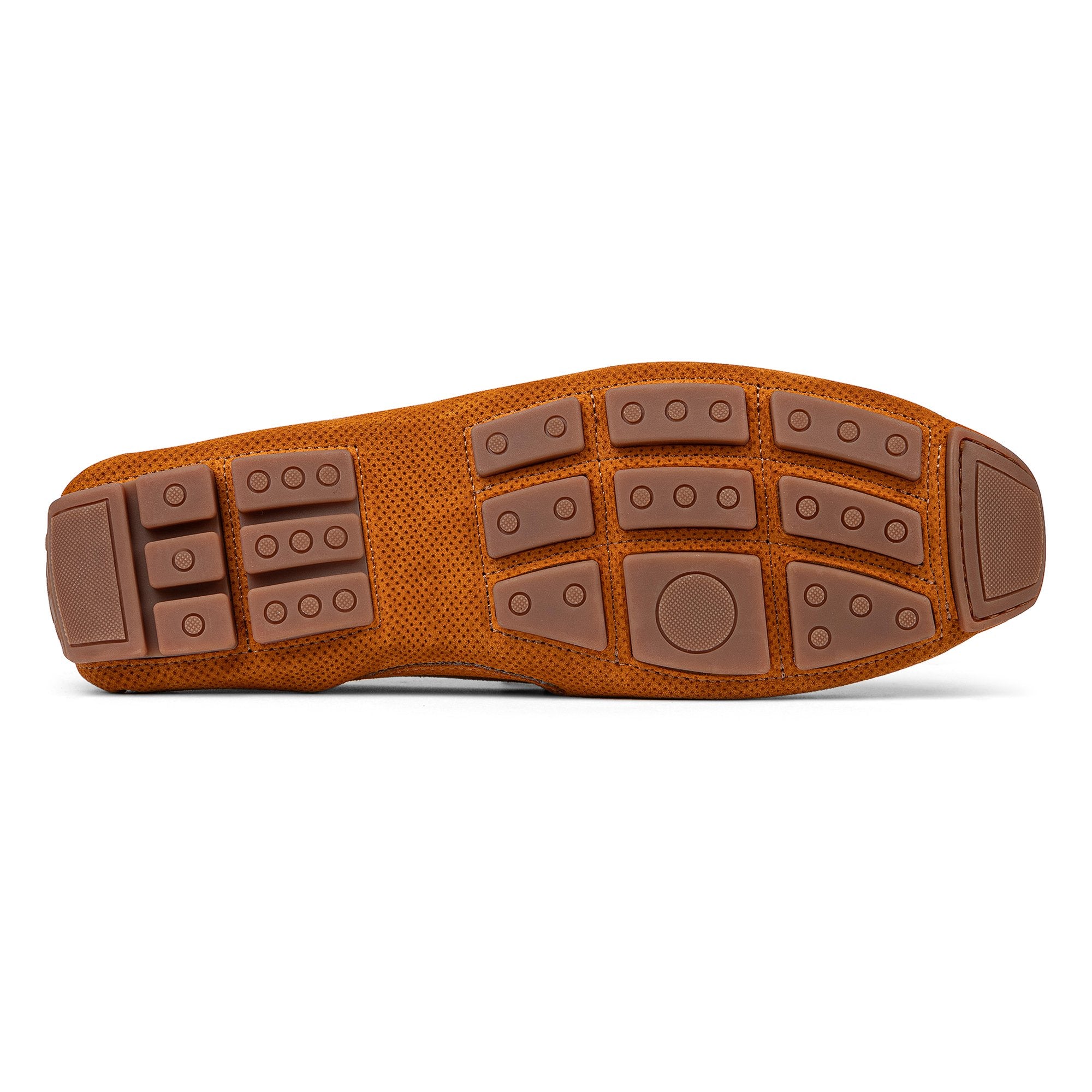 DACIO DRIVER | Donald Pliner Men Shoes Brick Perf Suede