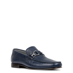 DACIO | Donald Pliner Men Shoes Indigo Pebbled Leather