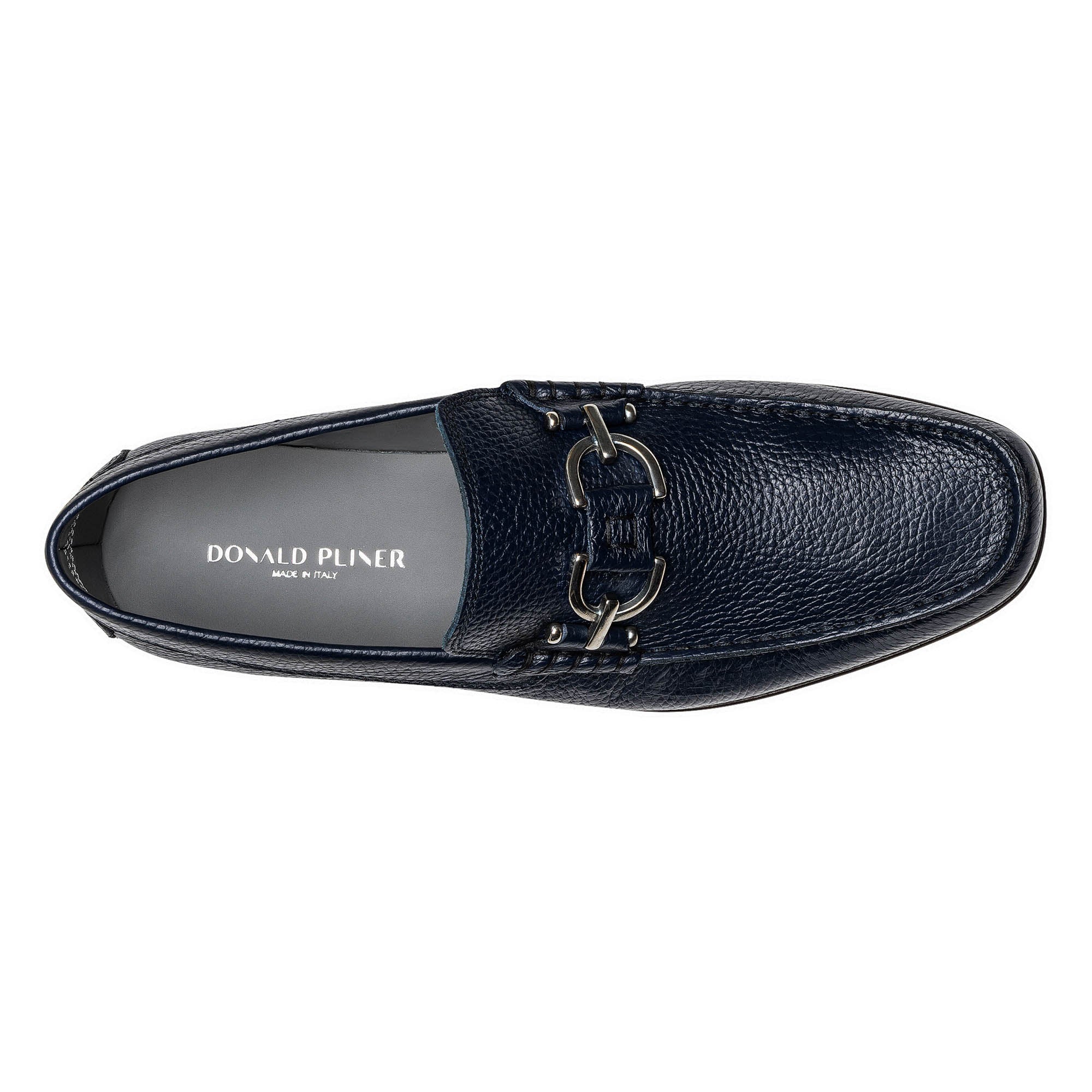 DACIO | Donald Pliner Men Shoes Indigo Pebbled Leather