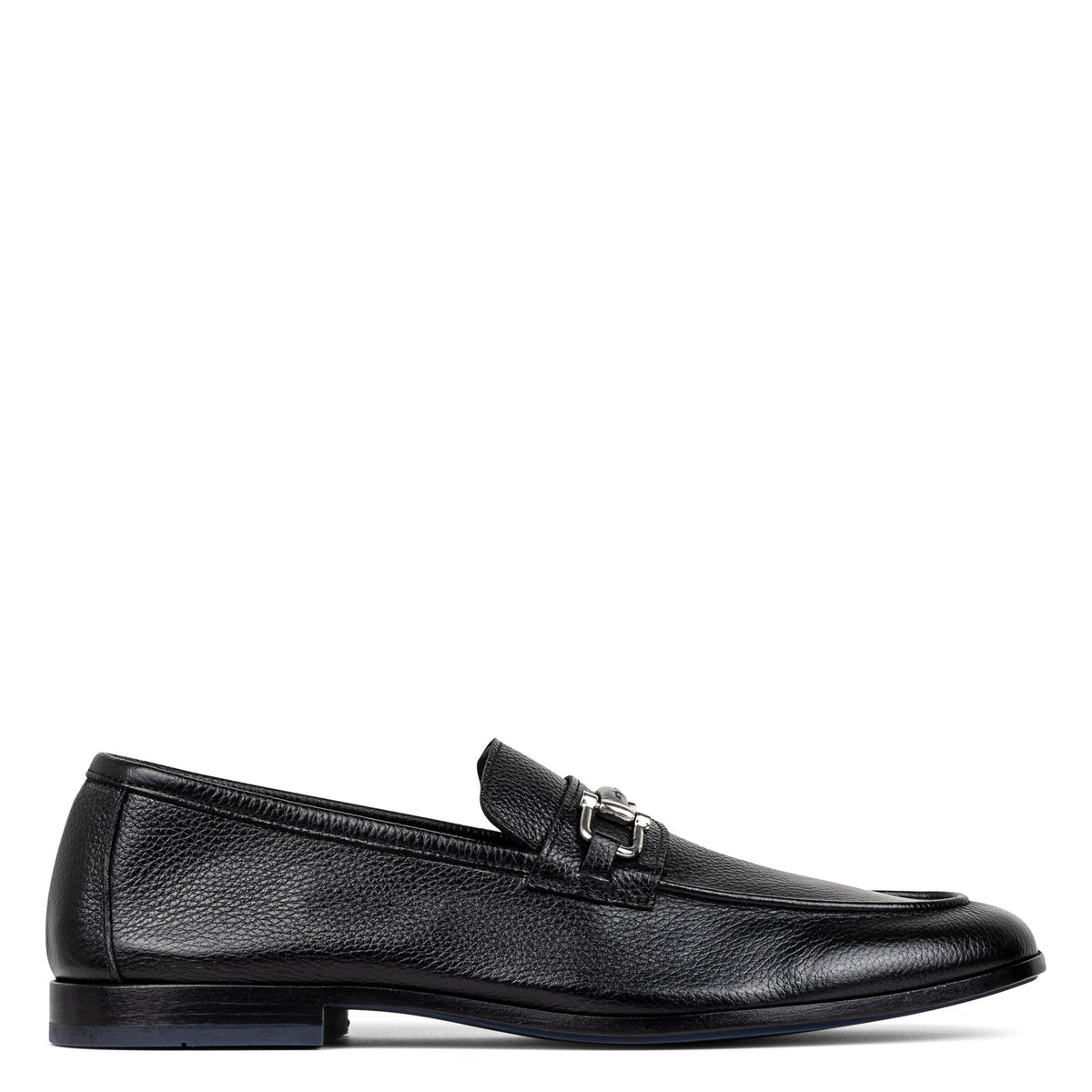 SLADE | Donald Pliner Men Shoes Black Tumbled Leather