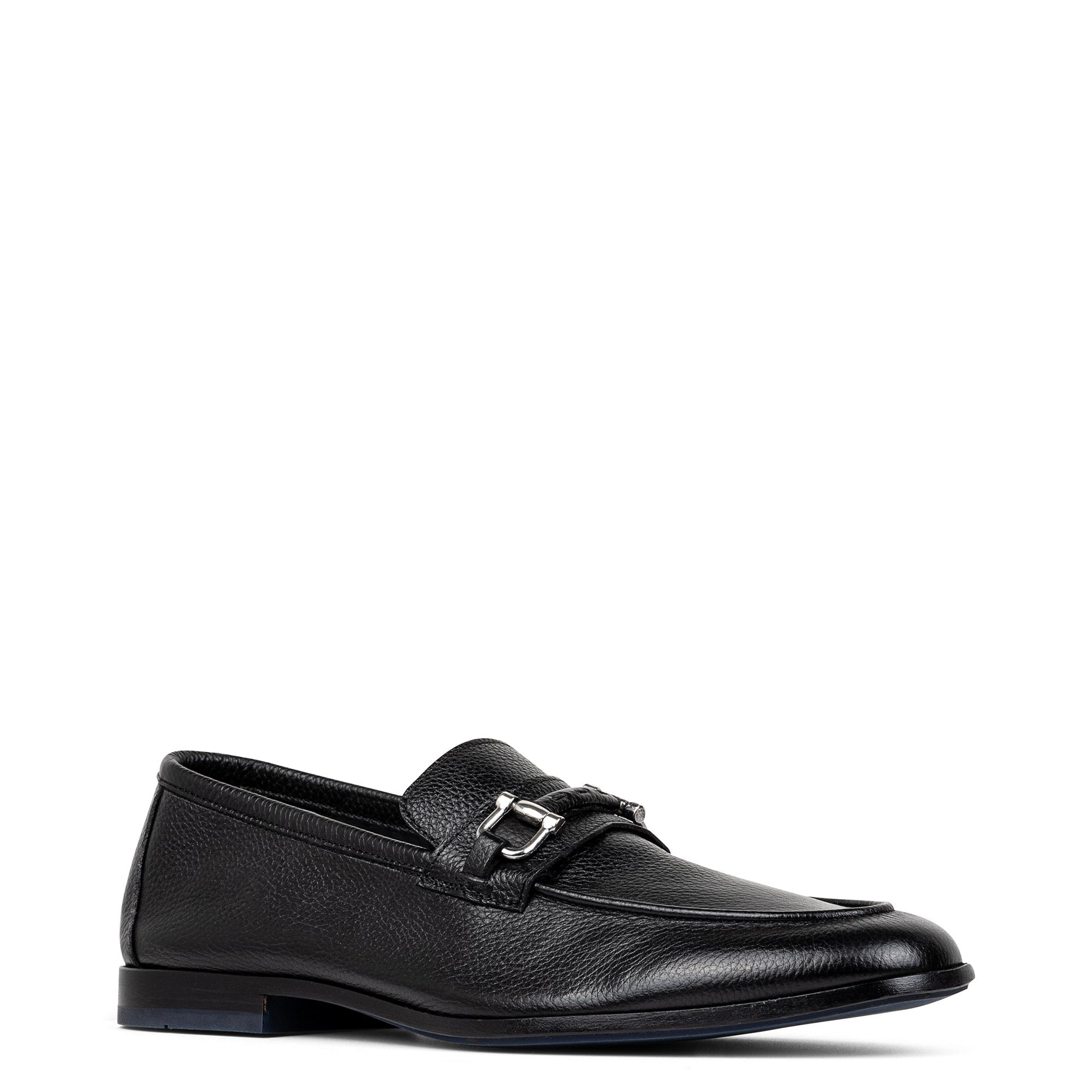 SLADE | Donald Pliner Men Shoes Black Tumbled Leather
