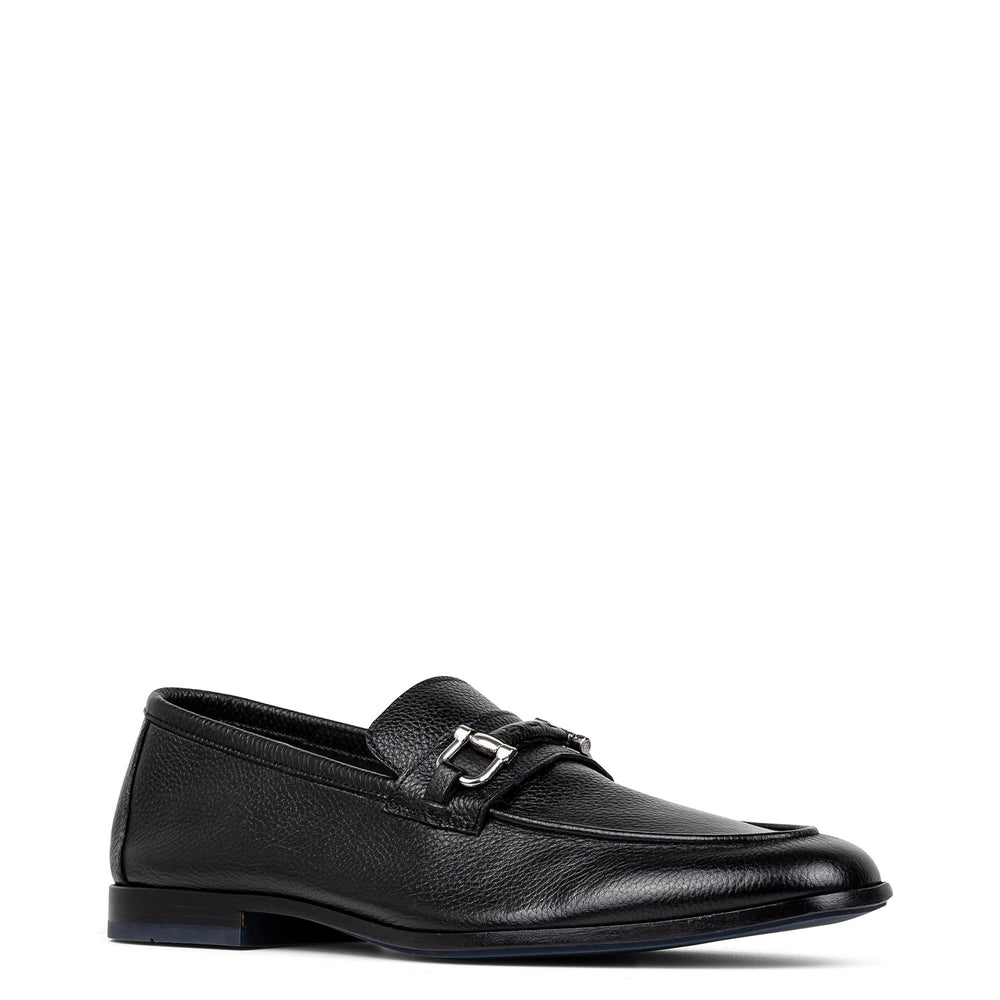 SLADE | Donald Pliner Men Shoes Black Tumbled Leather