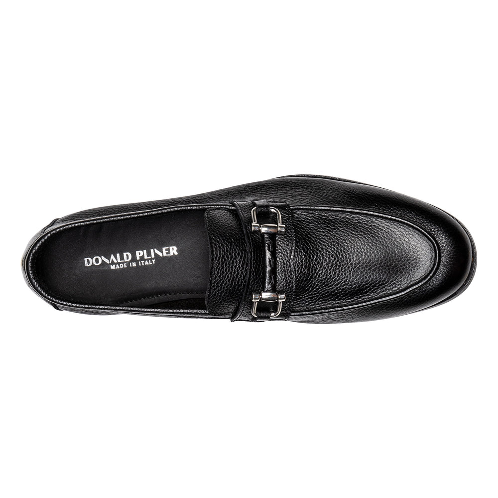 SLADE | Donald Pliner Men Shoes Black Tumbled Leather