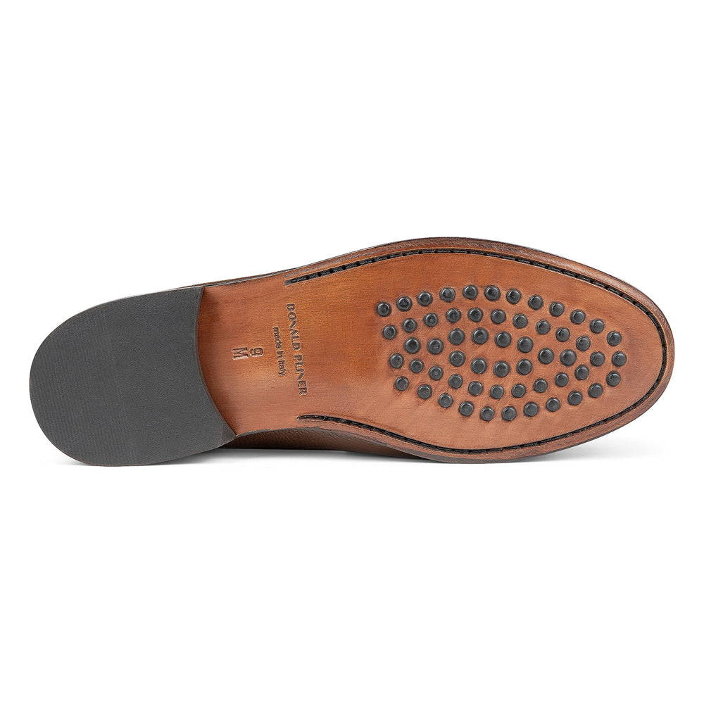 EVANSTON | Donald Pliner Men Shoes Whiskey Pebbled Calf