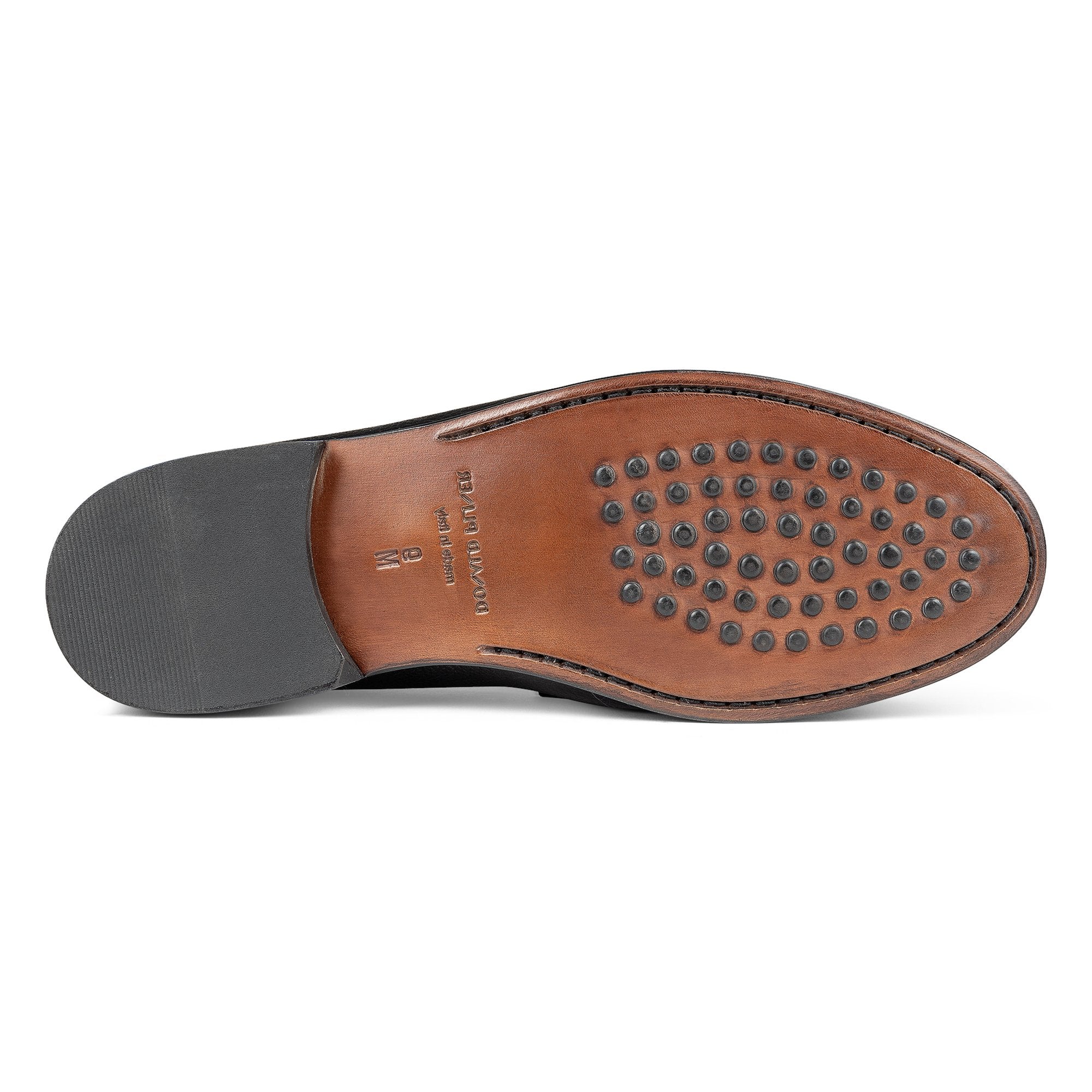 EVANSTON | Donald Pliner Men Shoes Black Pebbled Calf