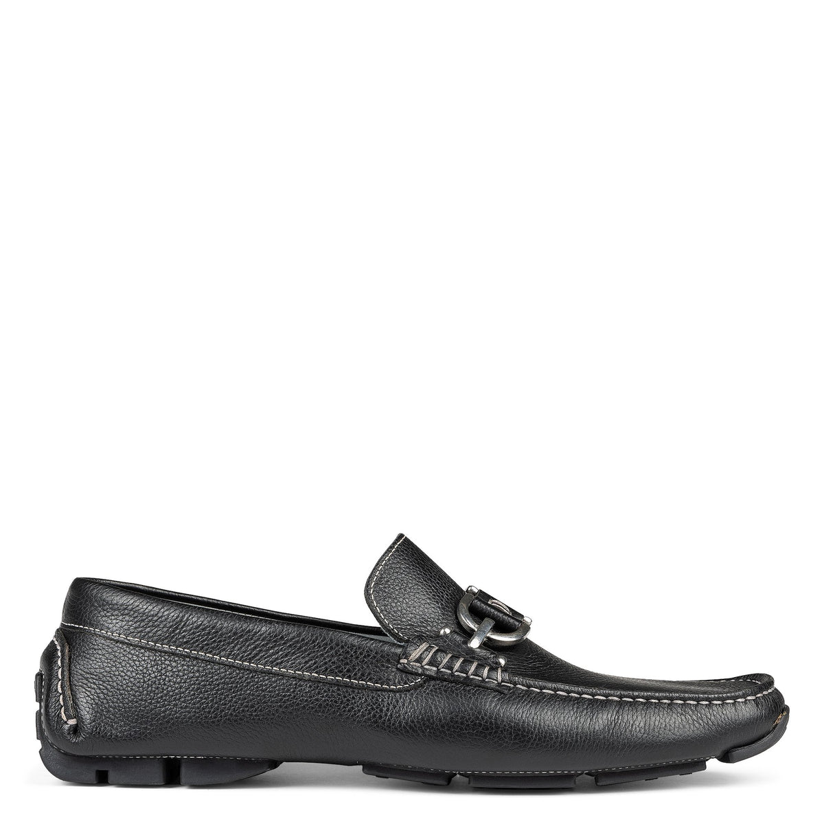 DACIO DRIVER | Donald Pliner Men Shoes Black Tumbled Leather