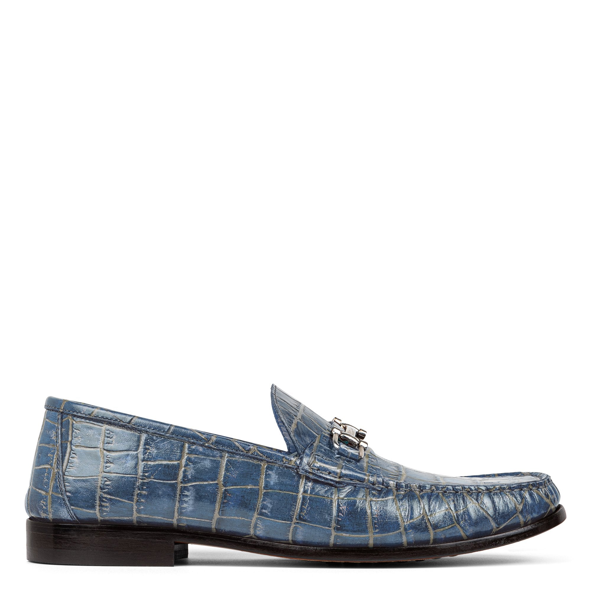 EVANSTON | Donald Pliner Men Shoes Navy Crocco