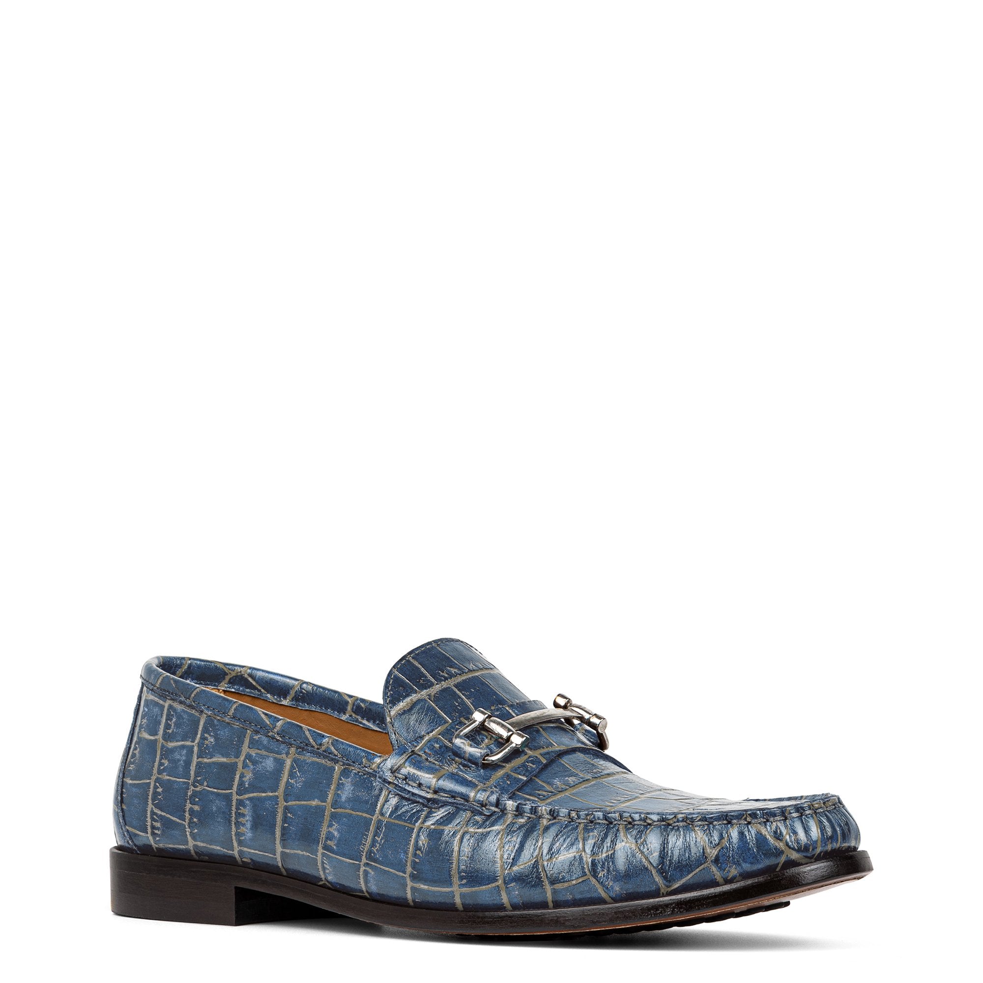 EVANSTON | Donald Pliner Men Shoes Navy Crocco