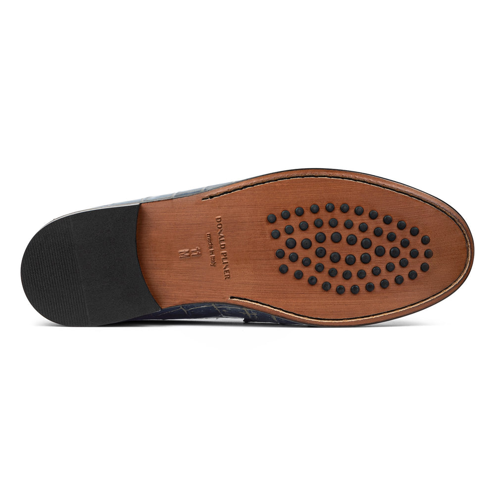 EVANSTON | Donald Pliner Men Shoes Navy Crocco