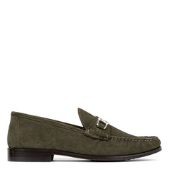 EVANSTON | Donald Pliner Men Shoes Military Green Suede