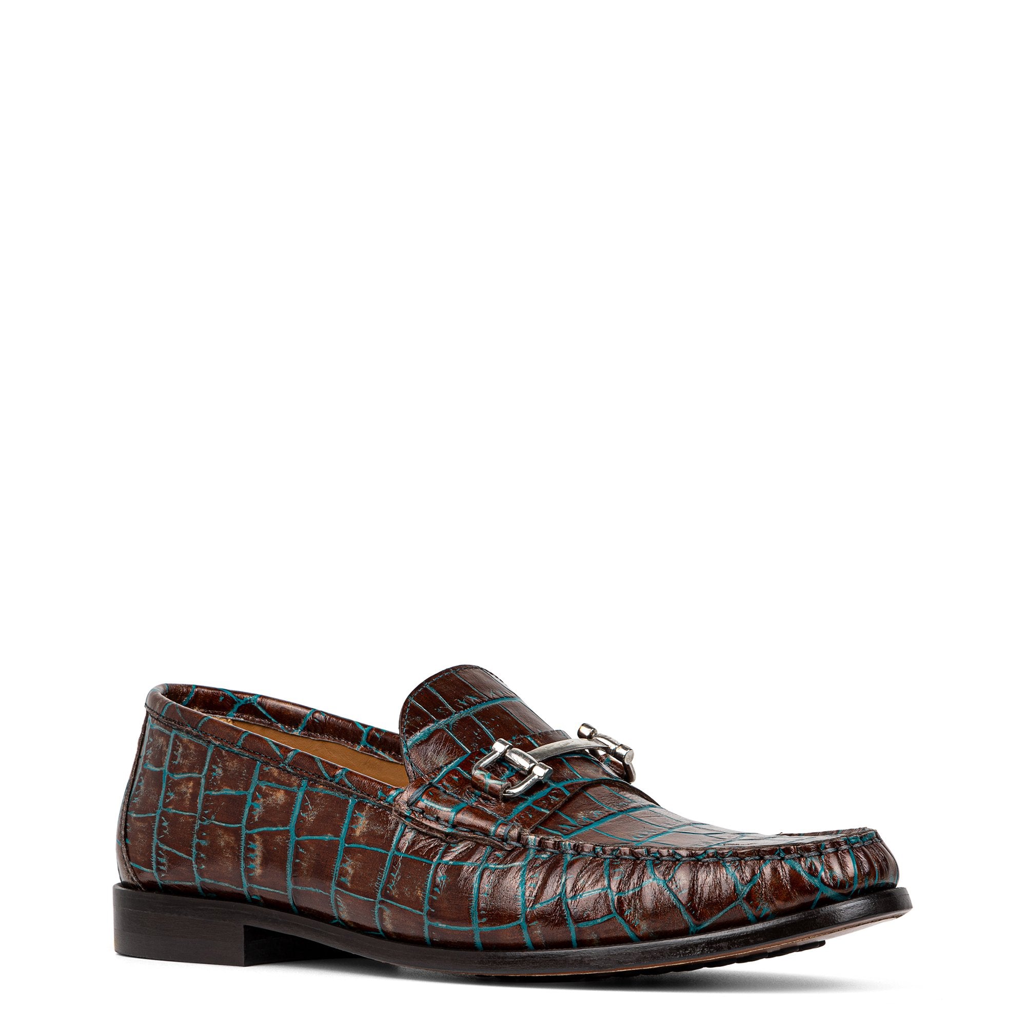 EVANSTON | Donald Pliner Men Shoes Mahogany Crocco