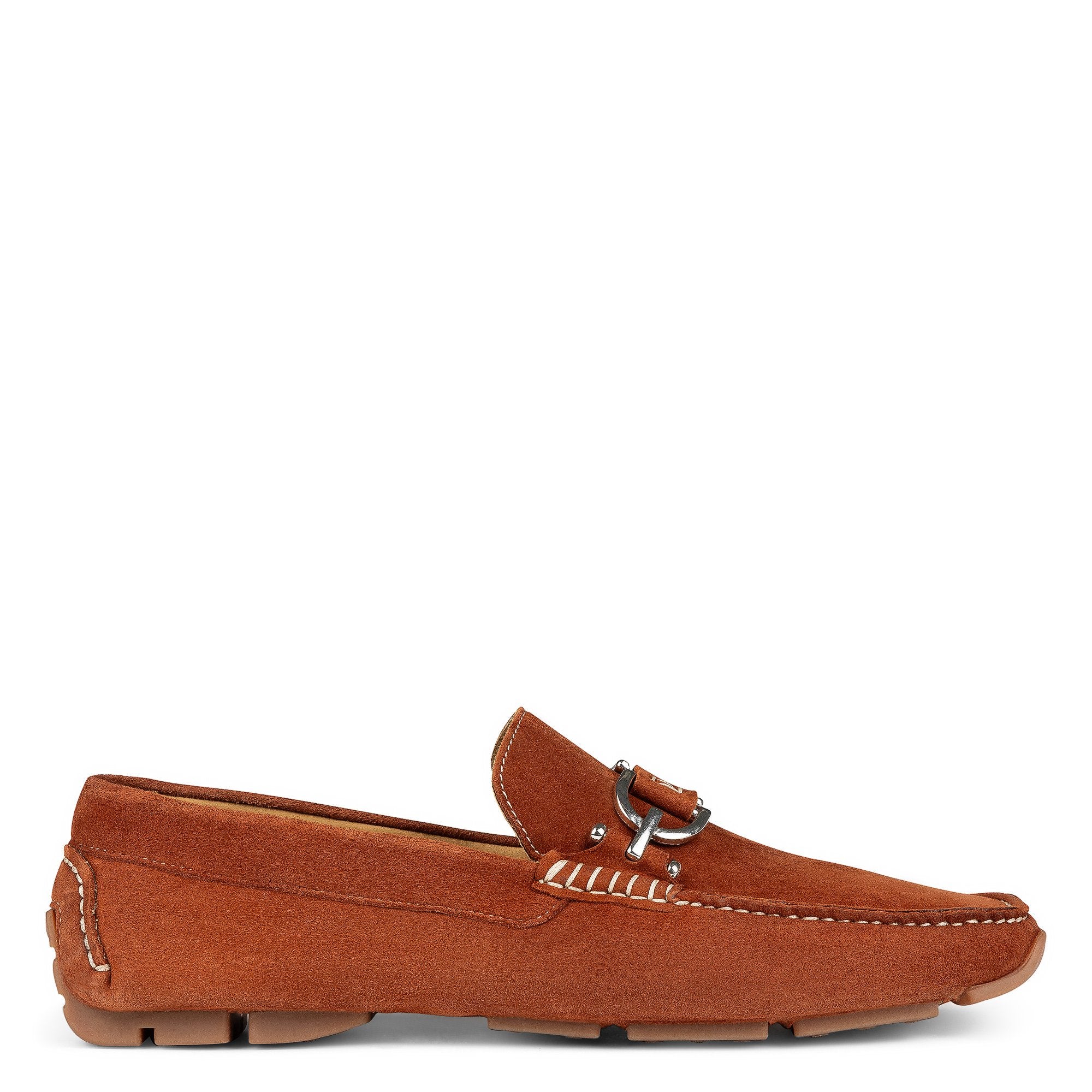 DACIO DRIVER | Donald Pliner Men Shoes Cognac Suede