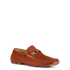 DACIO DRIVER | Donald Pliner Men Shoes Cognac Suede