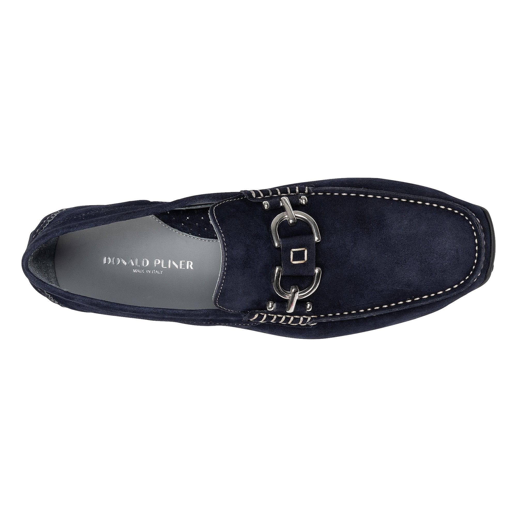 DACIO DRIVER | Donald Pliner Men Shoes Navy Suede