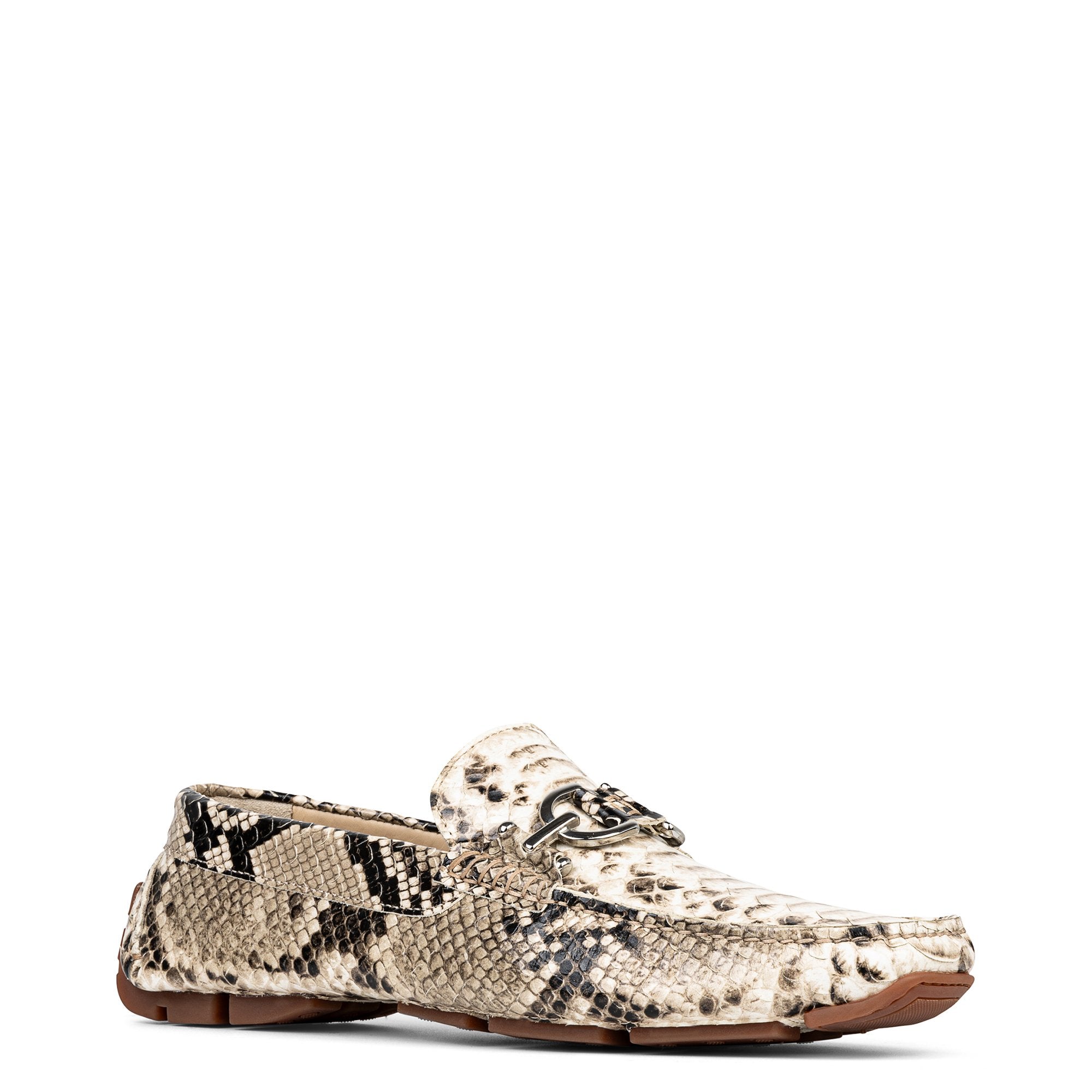 DACIO DRIVER | Donald Pliner Men Shoes Sand Snake Print