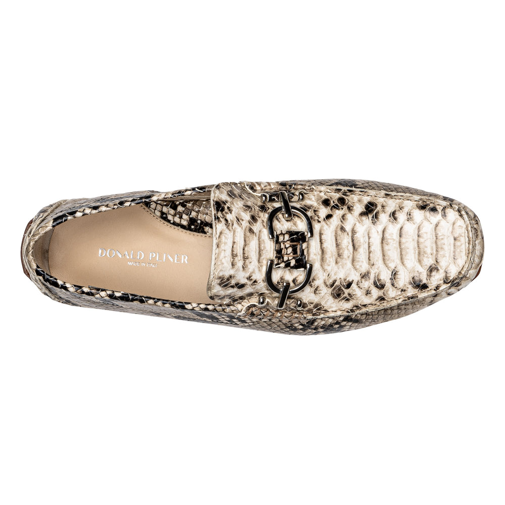 DACIO DRIVER | Donald Pliner Men Shoes Sand Snake Print