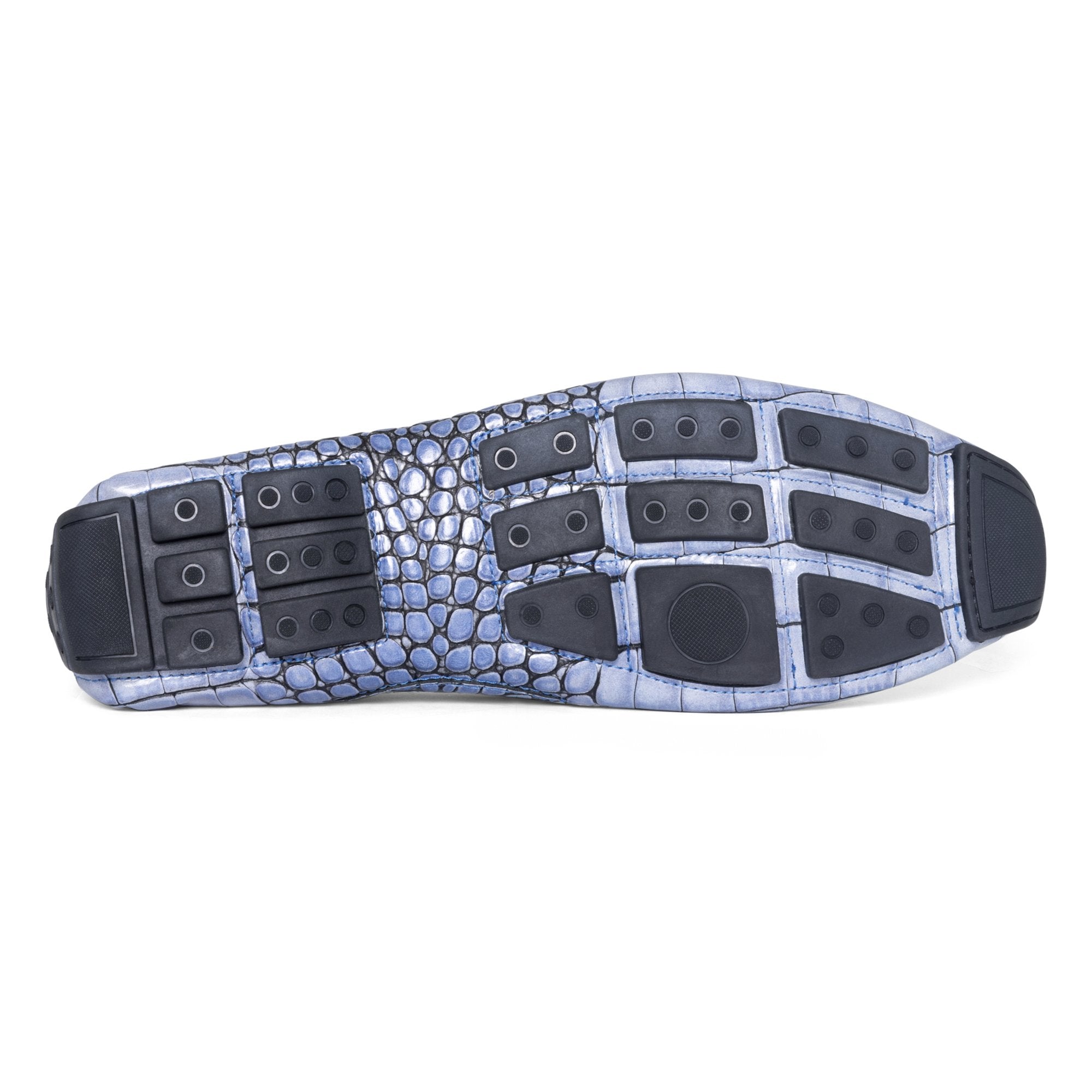 DACIO DRIVER | Donald Pliner Men Shoes Ocean Blue Croco