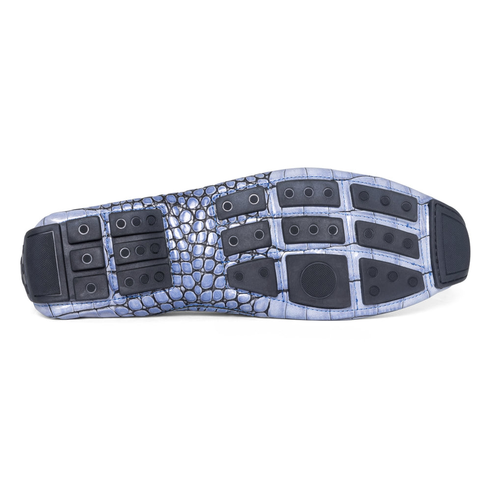 DACIO DRIVER | Donald Pliner Men Shoes Ocean Blue Croco