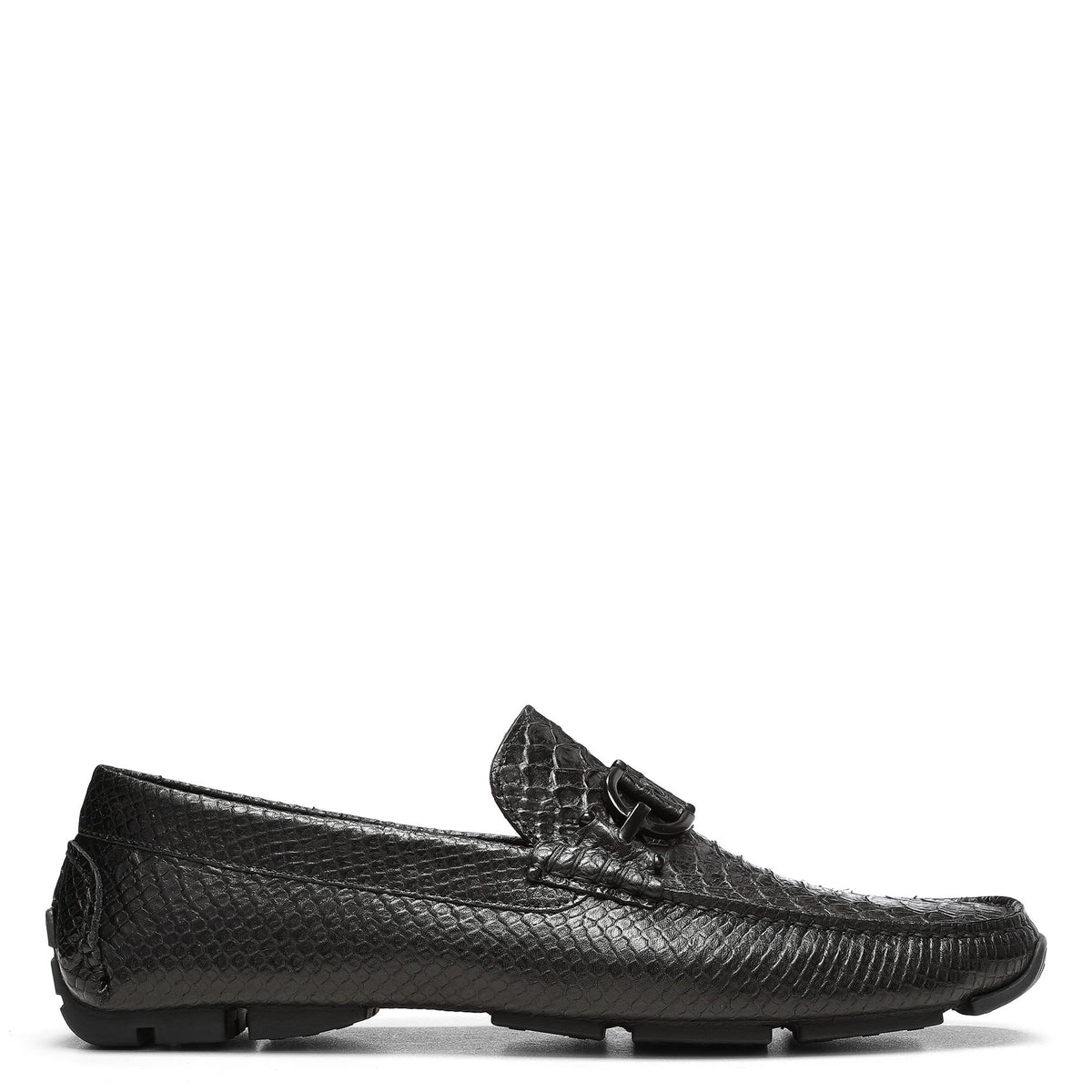 DACIO DRIVER | Donald Pliner Men Shoes Black Snake