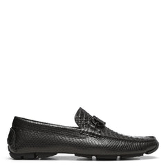 DACIO DRIVER | Donald Pliner Men Shoes Black Snake