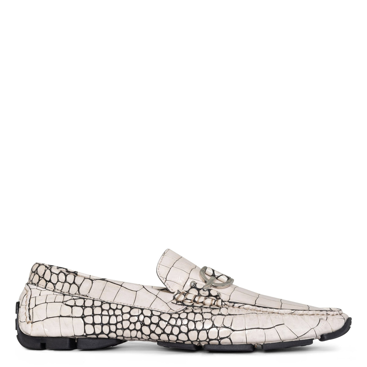 DACIO DRIVER | Donald Pliner Men Shoes Grey Croco
