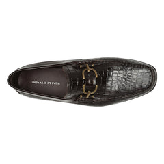 DACIO | Donald Pliner Men Shoes Dark Brown Croco