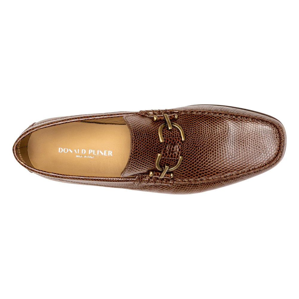 DACIO | Donald Pliner Men Shoes Whiskey Lizard Print