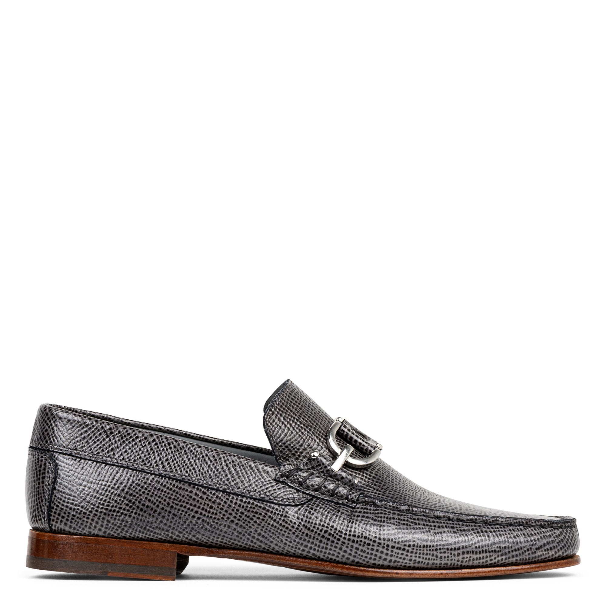 DACIO | Donald Pliner Men Shoes Grey Lizard Print