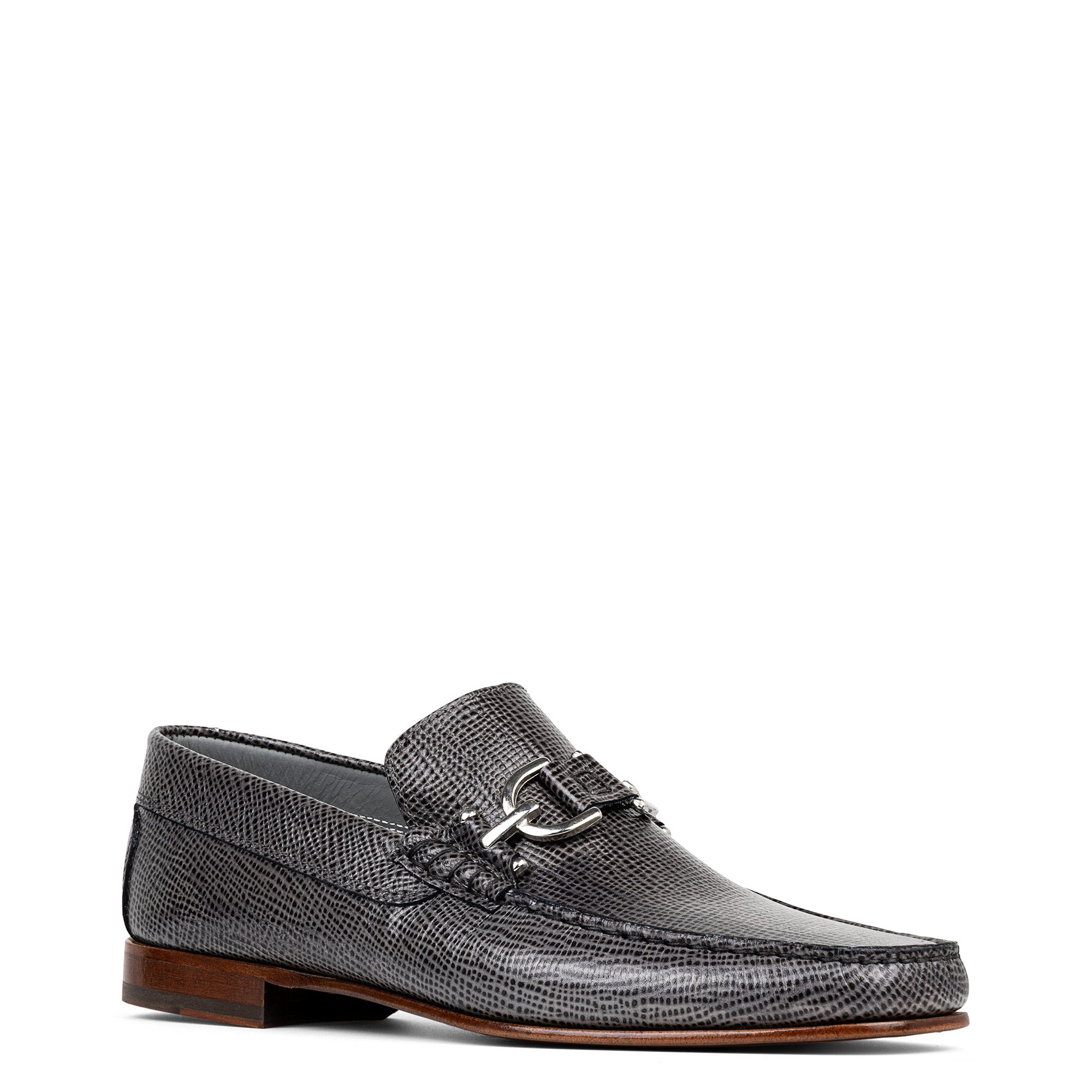 DACIO | Donald Pliner Men Shoes Grey Lizard Print