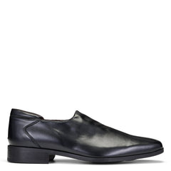 REX | Donald Pliner Men Shoes Black Stretch Nappa