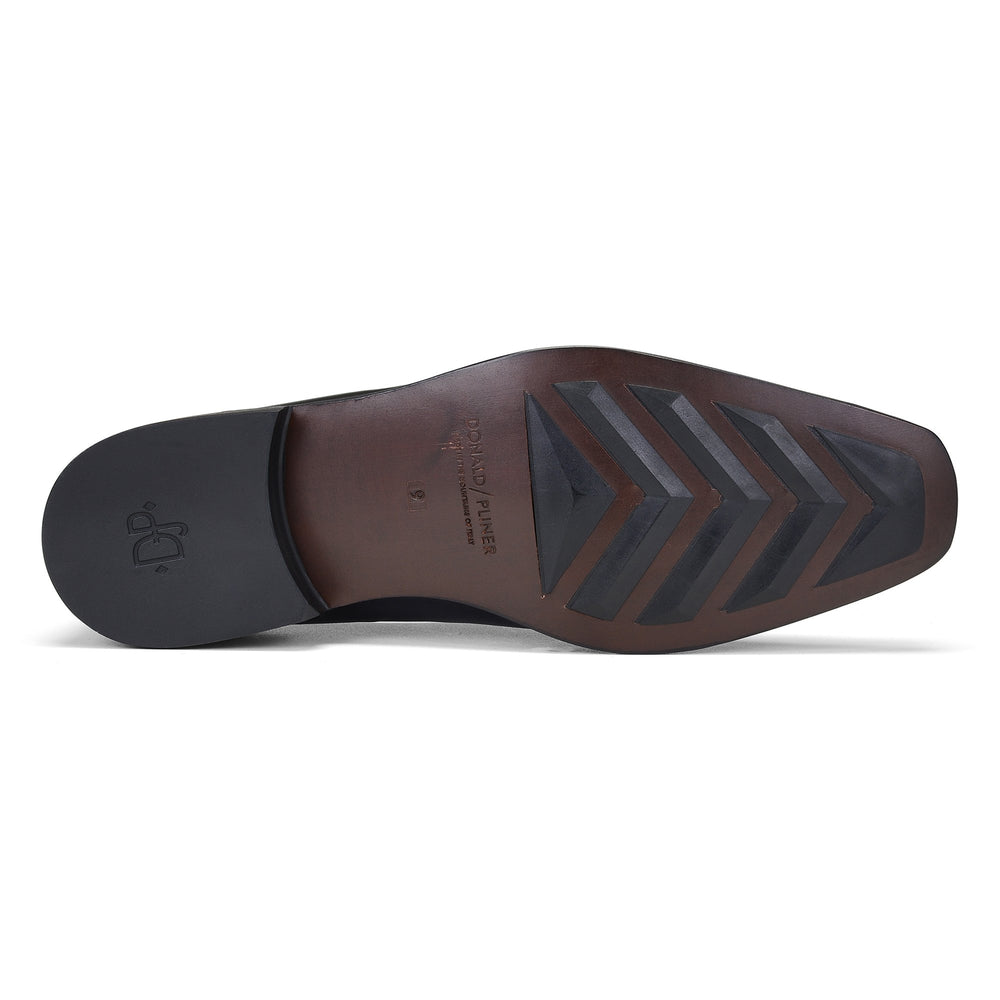 REX | Donald Pliner Men Shoes Black Stretch Nappa